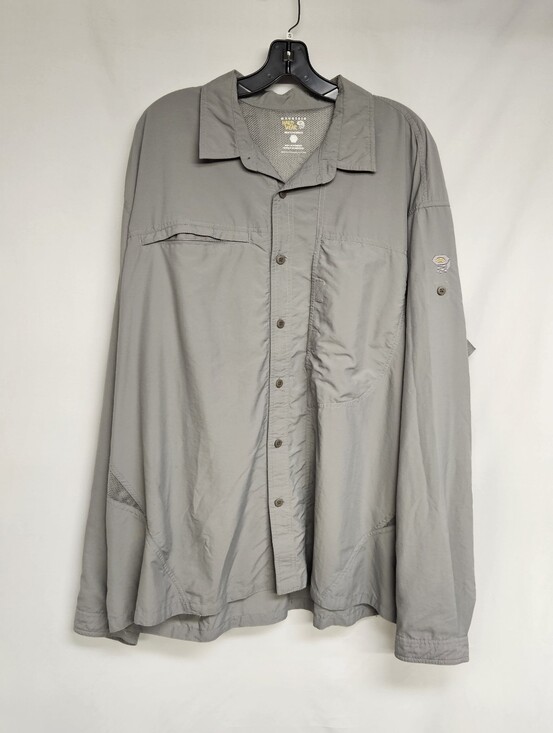Mountain Hardwear Other - Mountain Hard Wear Button Shirt Hiking Gray Mens XXLarge Vented Light Weight 2XL